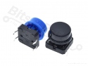 Microswitch drukknop (maakcontact) 12x12mm set van 25 stuks